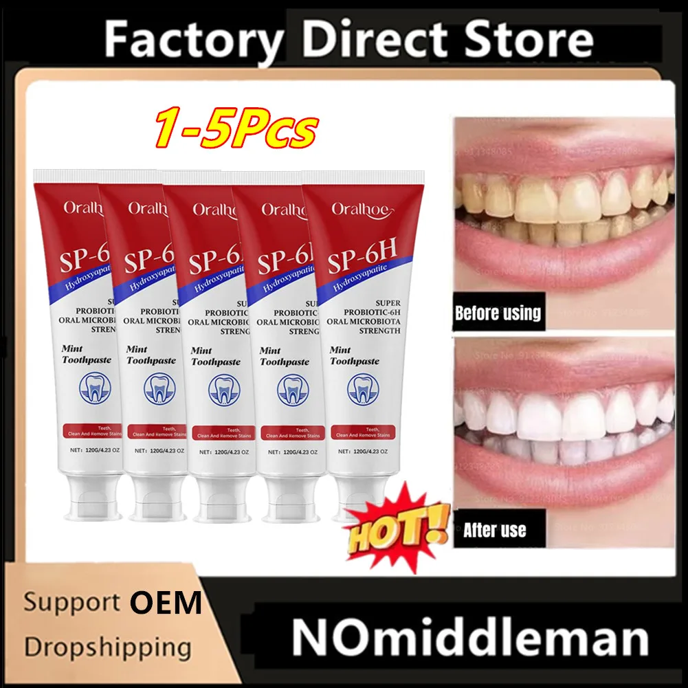 1-5 шт. зубная паста с мятой для свежего дыхания, мятная, свежая формула для нежной очистки белых зубов, ежедневный уход за полостью рта, гигиена, 120 г
1-5 шт. зубная паста с мятой для свежего дыхания, мятная, свежая формула для нежной очистки белых зубов, ежедневный уход за полостью рта, гигиена, 120 г