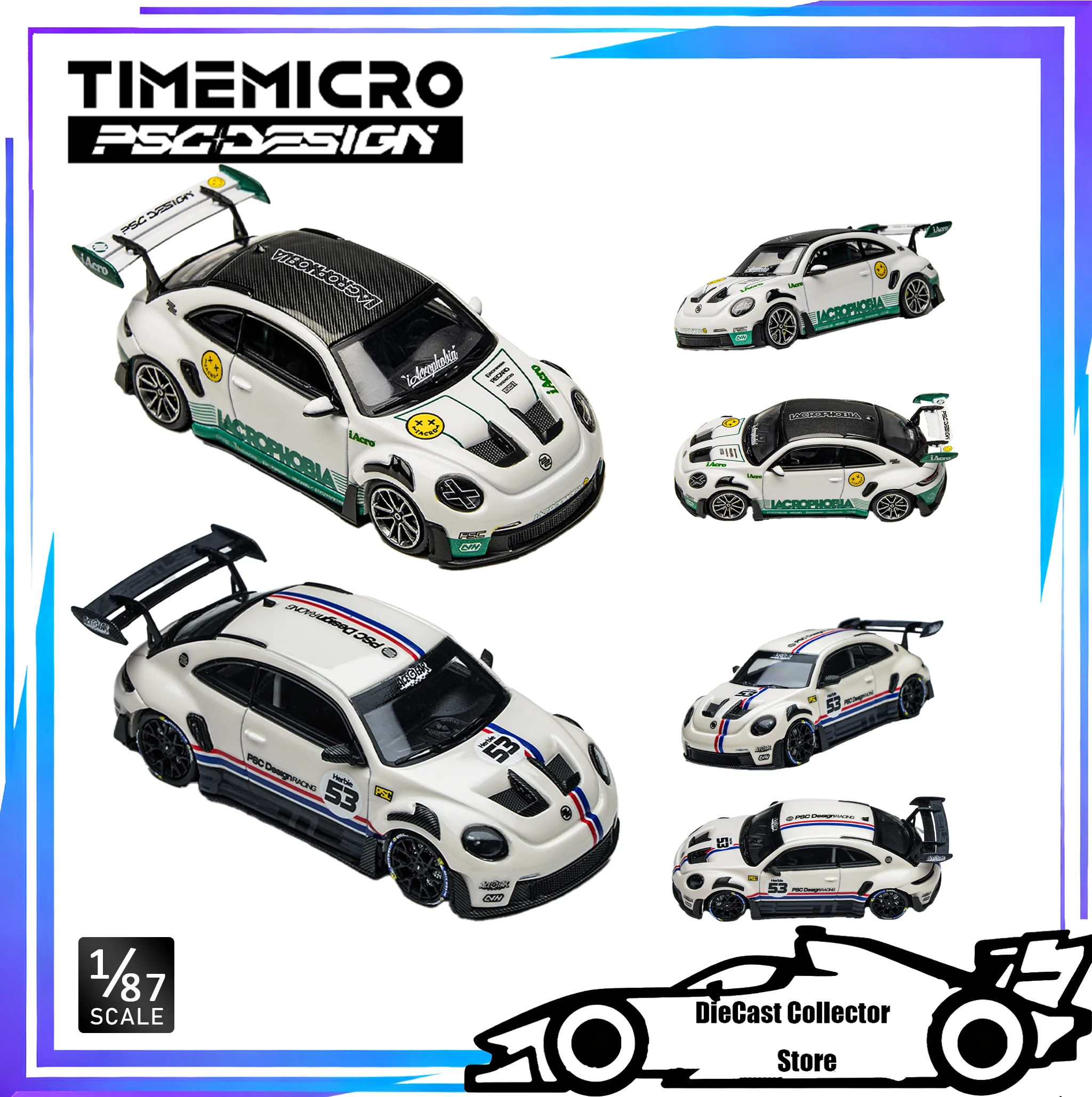 TimeMicro × PSC DESIGN 1:64 Beetle RS "HERBIE" Tribute Edition RS BEETLE IAcro 15-летие шарнирная модель автомобиля из сплава в подарок
TimeMicro × PSC DESIGN 1:64 Beetle RS "HERBIE" Tribute Edition RS BEETLE IAcro 15-летие шарнирная модель автомобиля из сплава в подарок