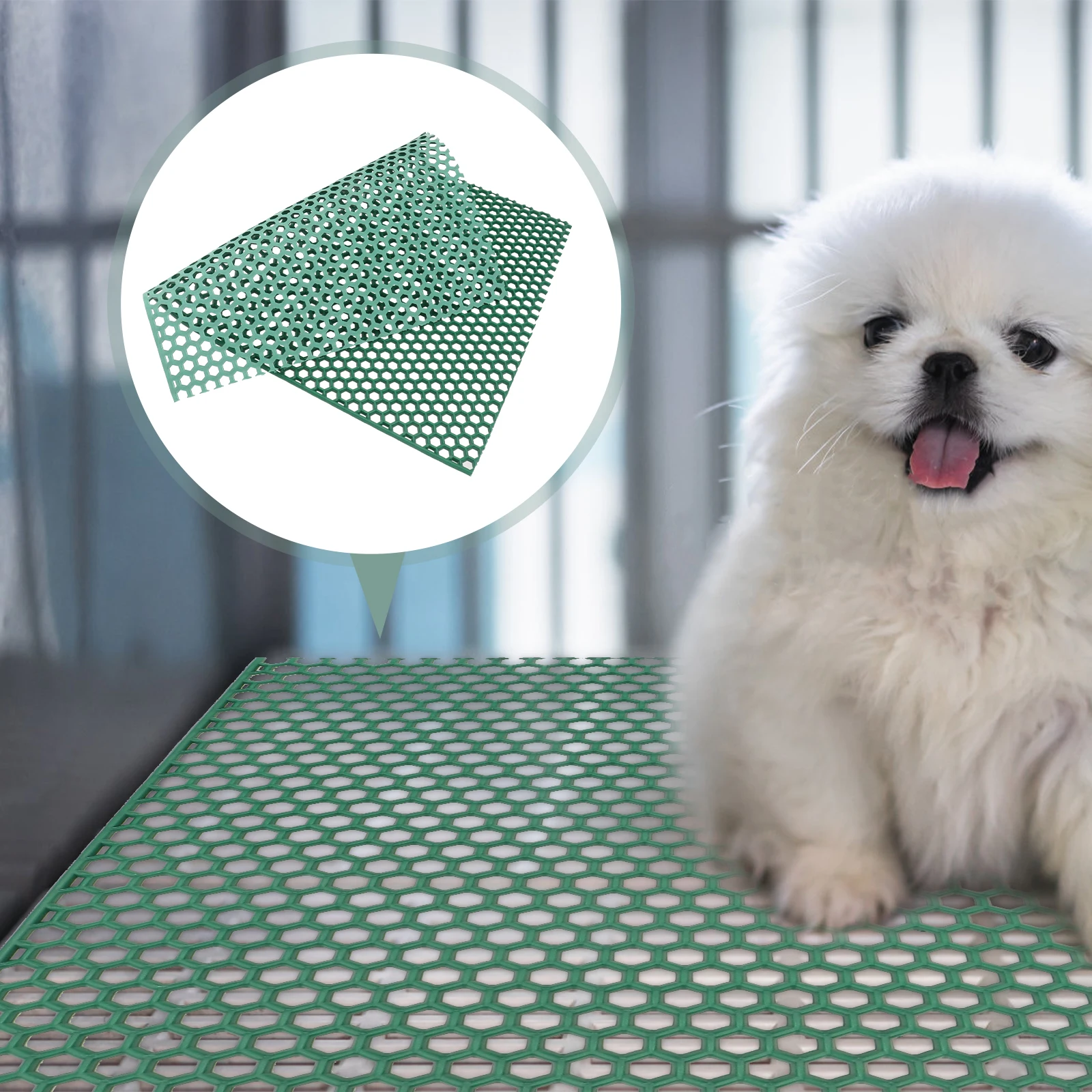 1pc Durable Pvc Dog Cage Mat High Class Material Long Service Life Breathable Quick Drain Pet Cage Pad
1pc Durable Pvc Dog Cage Mat High Class Material Long Service Life Breathable Quick Drain Pet Cage Pad