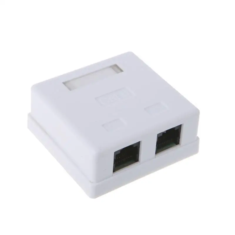 Y1UB 2-port Rj45 for Cat 6 Connector Box Cat6 Inline RJ45 Wall Coupler Adapter White
Y1UB 2-port Rj45 for Cat 6 Connector Box Cat6 Inline RJ45 Wall Coupler Adapter White
