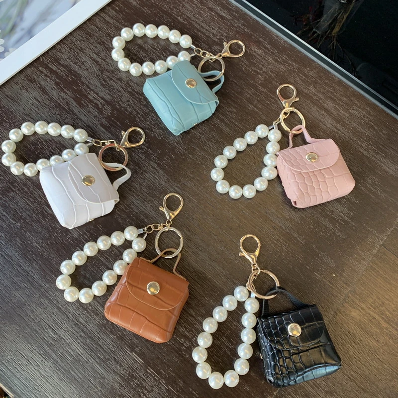 Small Earphone Box Soft Leather Key Organizer Bag Wallet Pouch Cute Mini Coin Purses Pearl Chain Keychain
Small Earphone Box Soft Leather Key Organizer Bag Wallet Pouch Cute Mini Coin Purses Pearl Chain Keychain