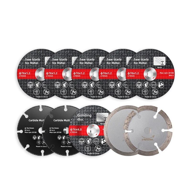 10Pcs 76Mm Saw Blade Electric Grinding Cutting Disc Rotary Tool Metal Cutter Power Tool Cutting Disc Circular
10Pcs 76Mm Saw Blade Electric Grinding Cutting Disc Rotary Tool Metal Cutter Power Tool Cutting Disc Circular