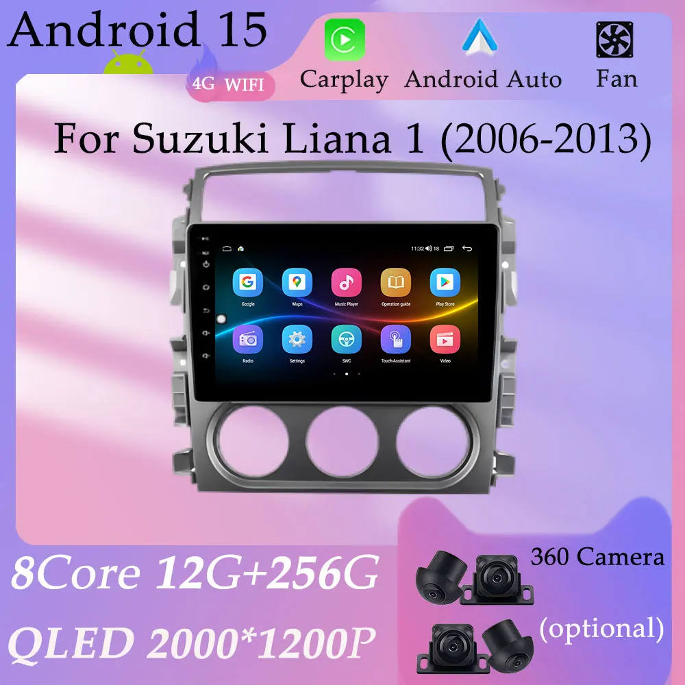 CarPlay for Suzuki Liana 1 2006 - 2013 HD Screen Car Radio Video Audio Multimedia Player Split Screen GPS Navi DSP Stereo WIFI
CarPlay for Suzuki Liana 1 2006 - 2013 HD Screen Car Radio Video Audio Multimedia Player Split Screen GPS Navi DSP Stereo WIFI