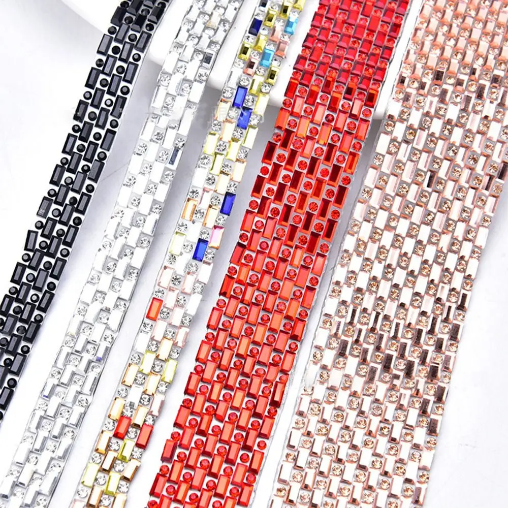 Sewing Accessories DIY Arts Crafts Trim Tape Crystal Sticker Glitter Self-Adhesive Rhinestone Rhinestone Tape Diamond Ribbon
Sewing Accessories DIY Arts Crafts Trim Tape Crystal Sticker Glitter Self-Adhesive Rhinestone Rhinestone Tape Diamond Ribbon