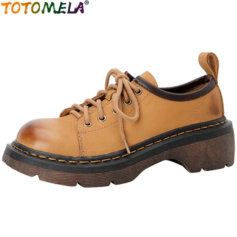 TOTOMELA 2022 Size 34-44 New Vintage Genuine Leather Women Shoes Square Med Heels Pumps Ladies Lace Up Dress Shoes
TOTOMELA 2022 Size 34-44 New Vintage Genuine Leather Women Shoes Square Med Heels Pumps Ladies Lace Up Dress Shoes