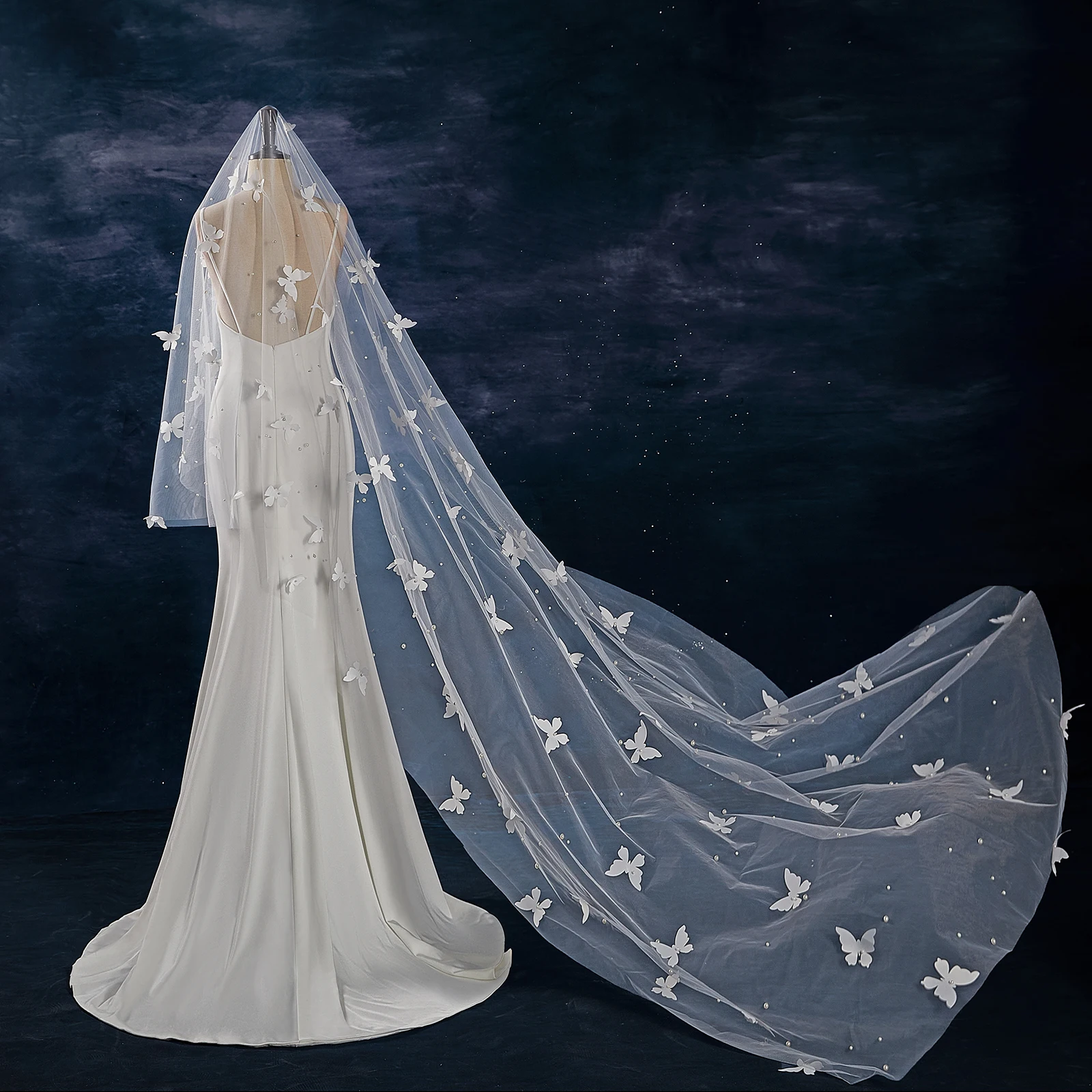 Романтическая свадебная фата с жемчугом и бисером, 3 м, длинная фата в соборе, свадебные аксессуары без расчески
Романтическая свадебная фата с жемчугом и бисером, 3 м, длинная фата в соборе, свадебные аксессуары без расчески