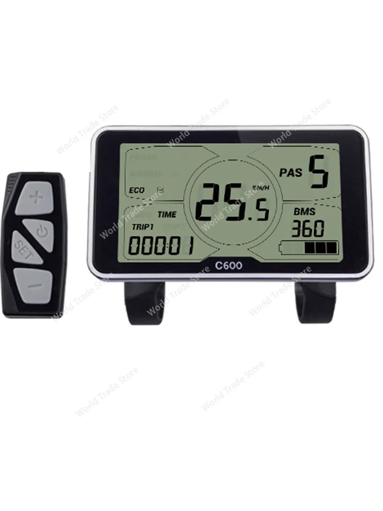 24V 36V 48V C600 High-configuration 4-inch Large-screen LCD Instrument for Electric Bicycles and Scooters
24V 36V 48V C600 High-configuration 4-inch Large-screen LCD Instrument for Electric Bicycles and Scooters