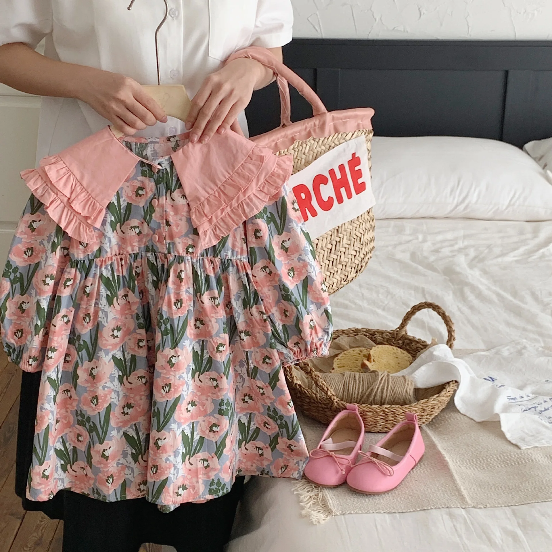 Children Baby Girls Flower Print Dress For Kids Blouse Clothing Pattern Spring Cotton A-Line Long Sleeve Vestido
Children Baby Girls Flower Print Dress For Kids Blouse Clothing Pattern Spring Cotton A-Line Long Sleeve Vestido