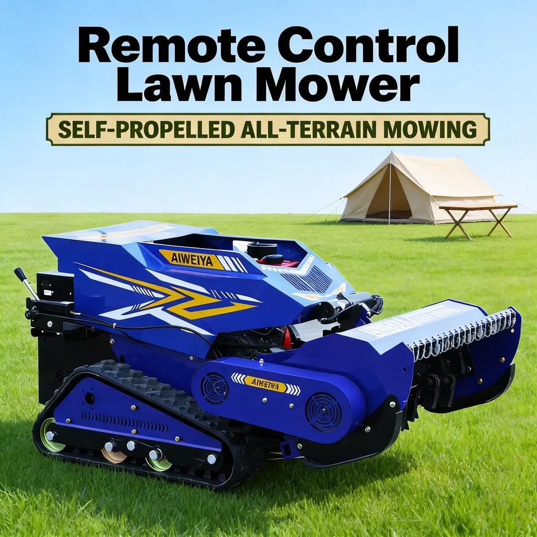 Customized All Terrain Flail Lawn Mower - CE EPA Diesel Engine Rubber Tracks Remote Control Robot Grass Cutting Machine
Customized All Terrain Flail Lawn Mower - CE EPA Diesel Engine Rubber Tracks Remote Control Robot Grass Cutting Machine