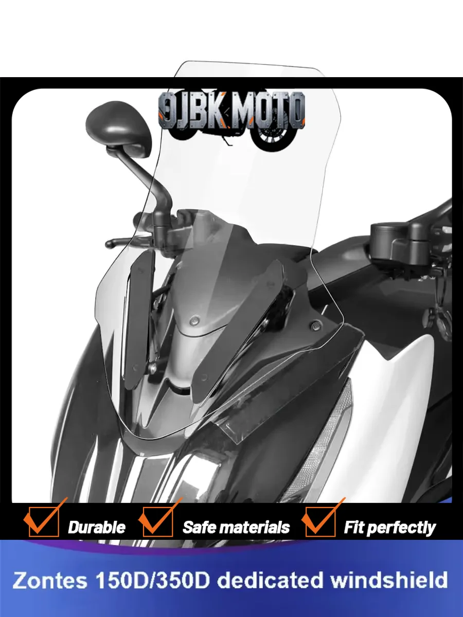 【Perfect fit】For ZONTES 150D 350D motorcycle modified windshield accessories heightened chest plate rain shield
【Perfect fit】For ZONTES 150D 350D motorcycle modified windshield accessories heightened chest plate rain shield