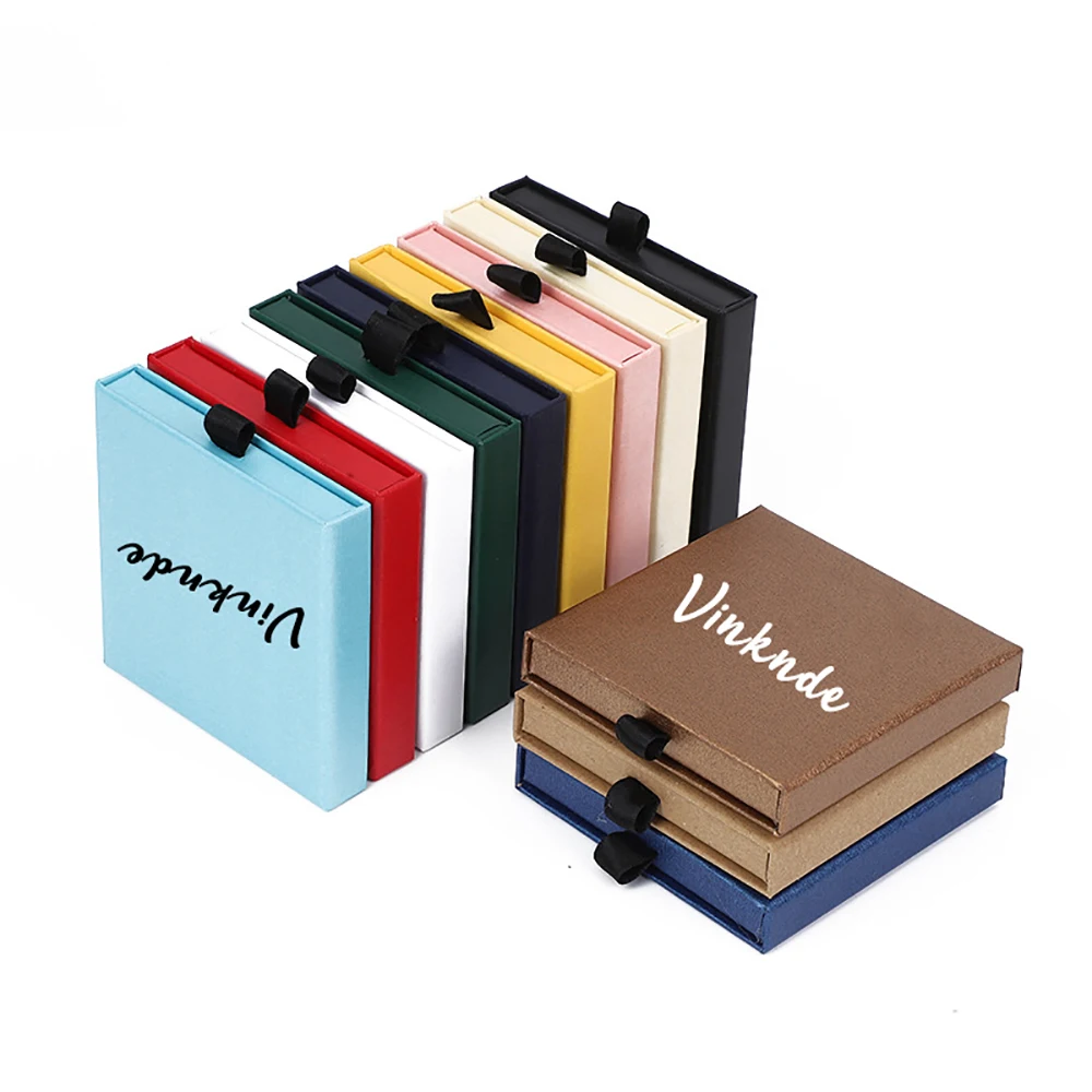 24pcs/Lot Bulk 10x10x1.7cm Drawer Jewelry Gift Box Custom Logo Cardboard Sliding Boxes Earrings Ring Necklace Bracelet Packaging
24pcs/Lot Bulk 10x10x1.7cm Drawer Jewelry Gift Box Custom Logo Cardboard Sliding Boxes Earrings Ring Necklace Bracelet Packaging
