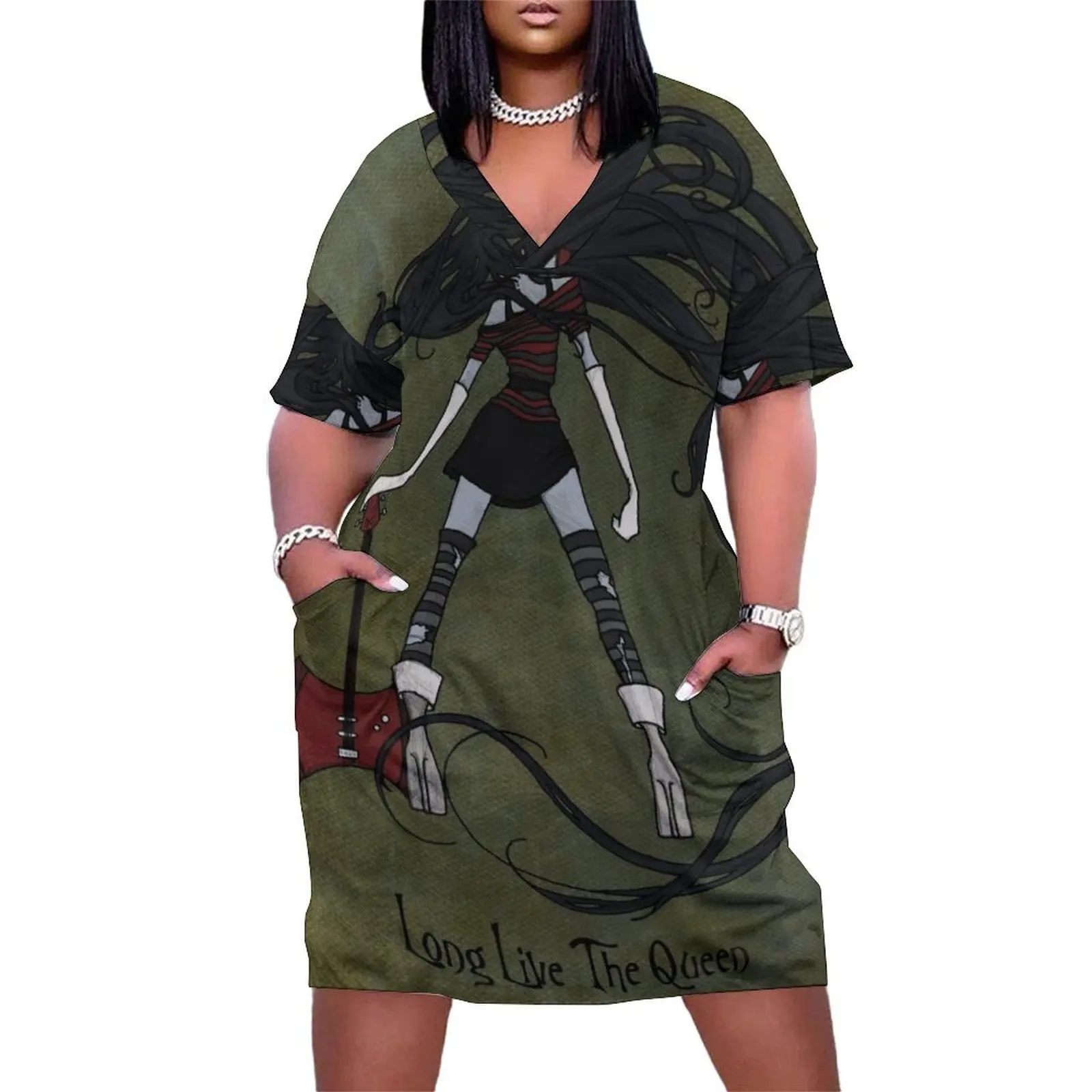 Queen of the Nightosphere Loose Pocket Dress african dresses for woman dress women elegant luxury dresses for womens 2025
Queen of the Nightosphere Loose Pocket Dress african dresses for woman dress women elegant luxury dresses for womens 2025