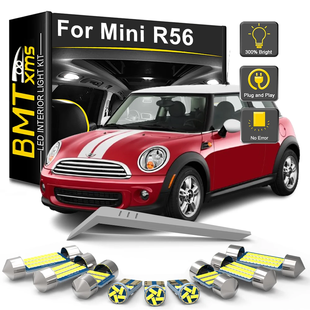 BMTxms 14Pcs Canbus For Mini R56 Cooper One JCW 2007 2008 2009 2010 2011 2012 2013 LED Interior Light Bulb Kit Car Trunk Lamp
BMTxms 14Pcs Canbus For Mini R56 Cooper One JCW 2007 2008 2009 2010 2011 2012 2013 LED Interior Light Bulb Kit Car Trunk Lamp