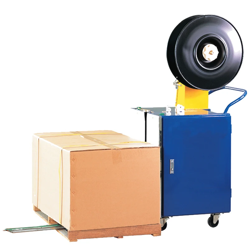 Easy-to-use semi-automatic tray strapping machine with polypropylene belt strapping machine
Easy-to-use semi-automatic tray strapping machine with polypropylene belt strapping machine