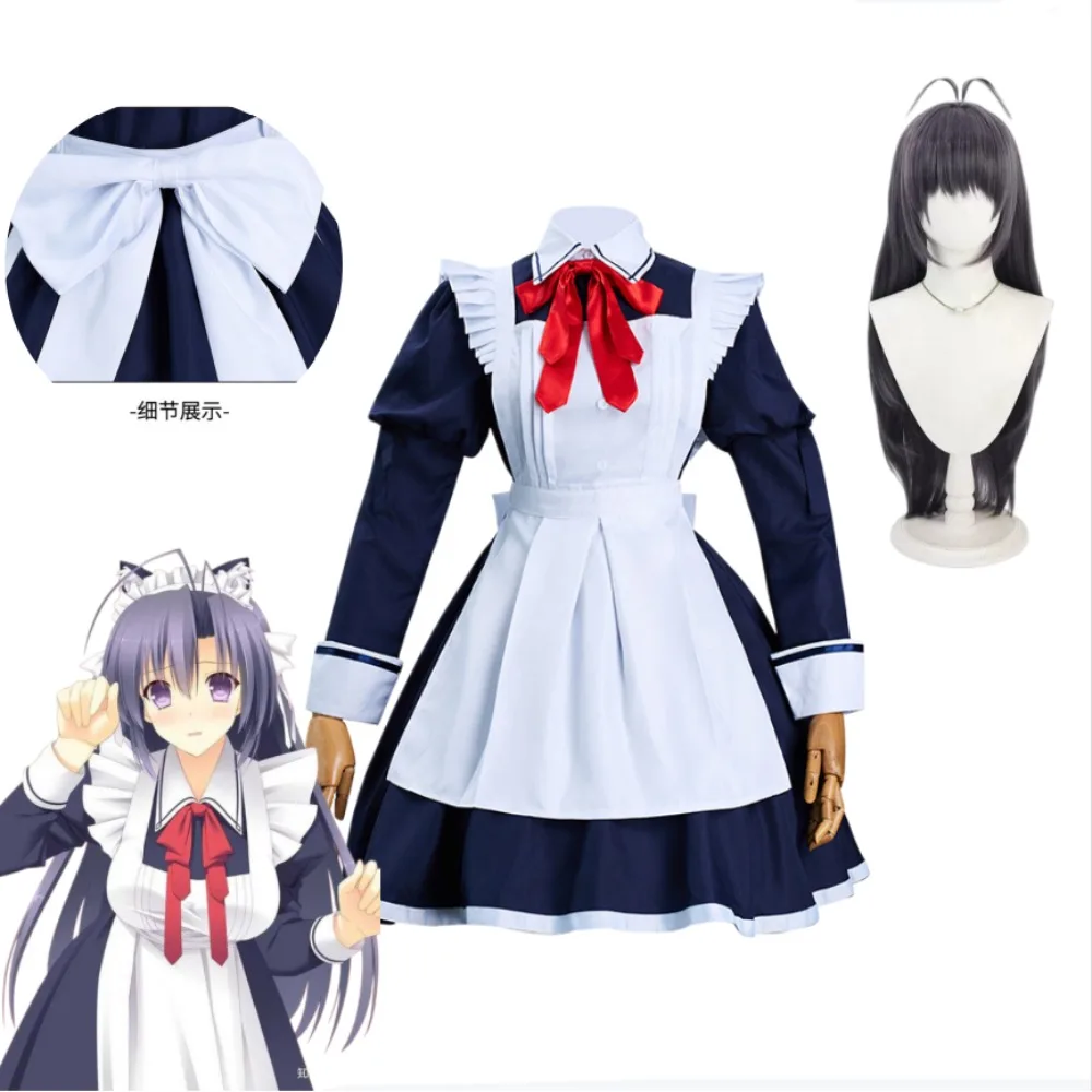 Tsuki Ni Yorisou Otome No Sahou Ogura Asahi Cosplay Full Maid Outfit Unisex Anime Visual Novel Halloween Comic Con Stage Wear
Tsuki Ni Yorisou Otome No Sahou Ogura Asahi Cosplay Full Maid Outfit Unisex Anime Visual Novel Halloween Comic Con Stage Wear