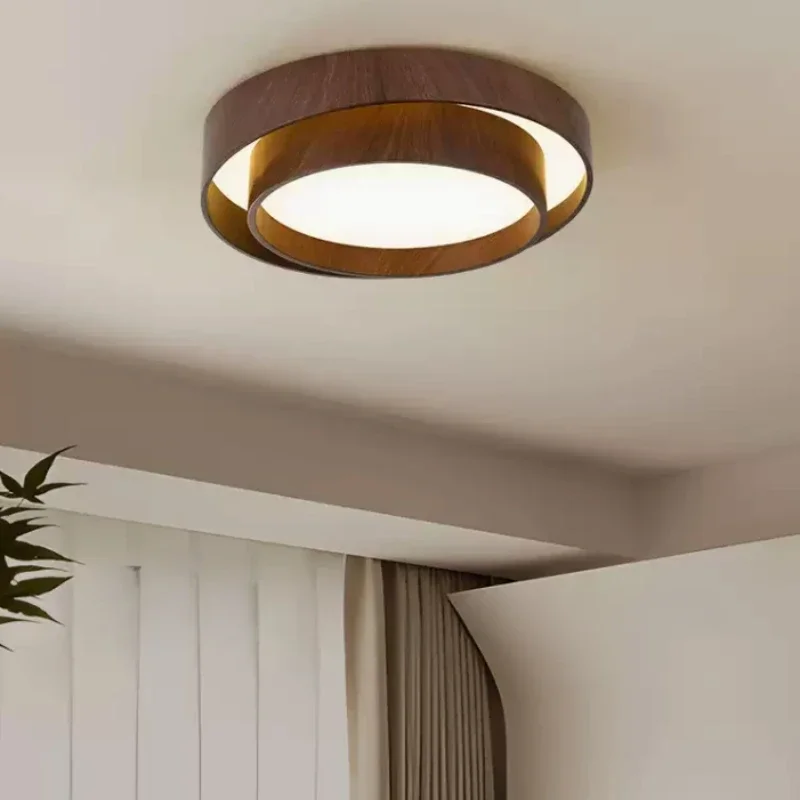 Remote Control Bedroom Ceiling Lamp Walnut Color LED Eye Protection Study Lights Living Room Dining Room Lamps Lighting Fixture
Remote Control Bedroom Ceiling Lamp Walnut Color LED Eye Protection Study Lights Living Room Dining Room Lamps Lighting Fixture