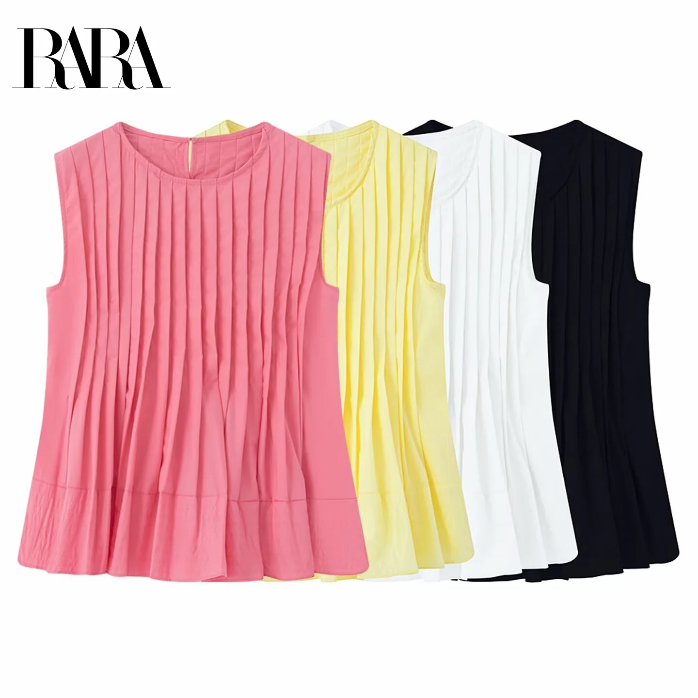 RARA2025 new summer women's clothing casual fashion simple versatile women's slim loose round neck sleeveless vest shirt
RARA2025 new summer women's clothing casual fashion simple versatile women's slim loose round neck sleeveless vest shirt
