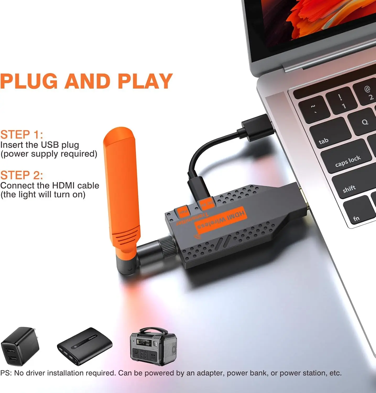 Wireless HDMI Transmitter And Receiver 150M/450Ft 1080P HD Streaming HDMI Extender for TV Projector Gaming Console Home Use
Wireless HDMI Transmitter And Receiver 150M/450Ft 1080P HD Streaming HDMI Extender for TV Projector Gaming Console Home Use