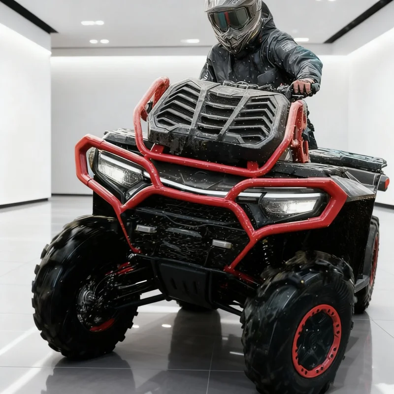 4-тактный CVT Long Haul ATV Большой топливный бак Противоскользящие ручки Деревянные тропы Надежные 100 километров на час Высокоскоростной движущийся квадроцикл 
4-тактный CVT Long Haul ATV Большой топливный бак Противоскользящие ручки Деревянные тропы Надежные 100 километров на час Высокоскоростной движущийся квадроцикл