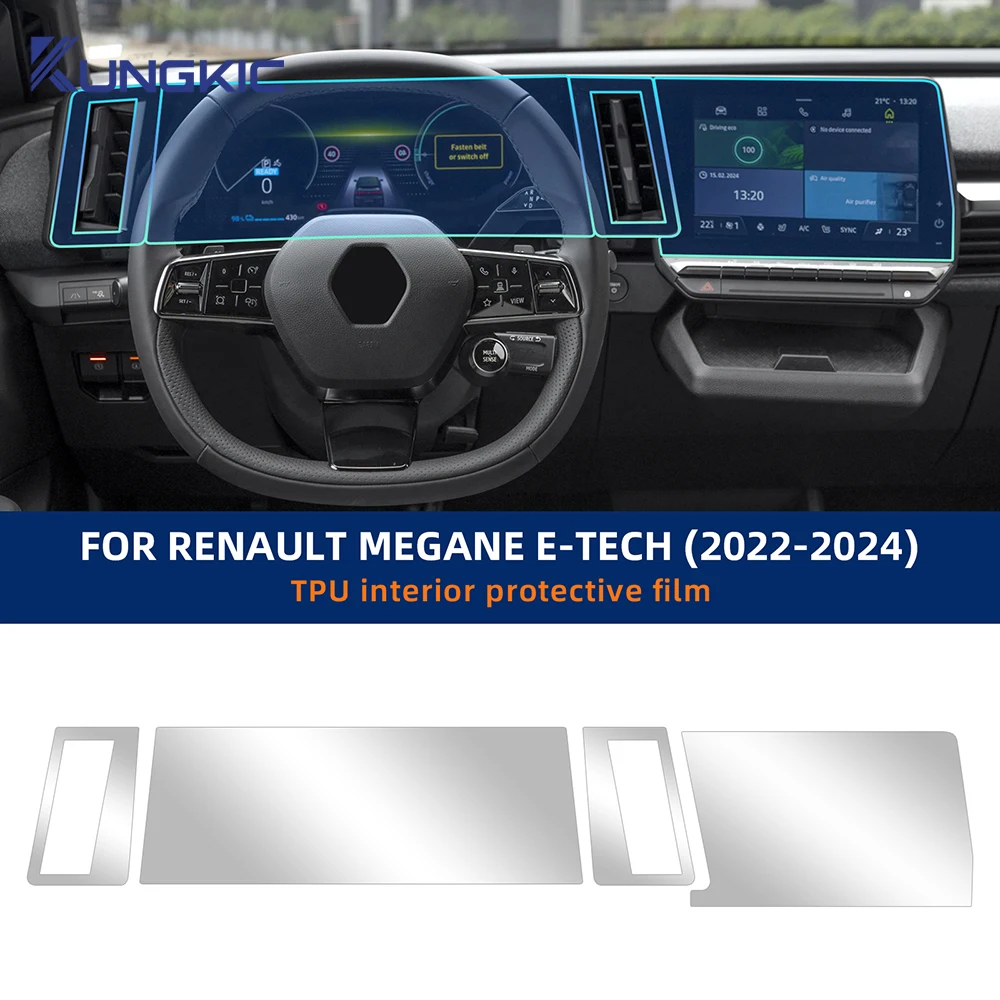 For Renault Megane E-Tech 2022 2023 2024 Protective Film Car Interior Instrument Navigation Screen Anti-scratch Sticker
For Renault Megane E-Tech 2022 2023 2024 Protective Film Car Interior Instrument Navigation Screen Anti-scratch Sticker