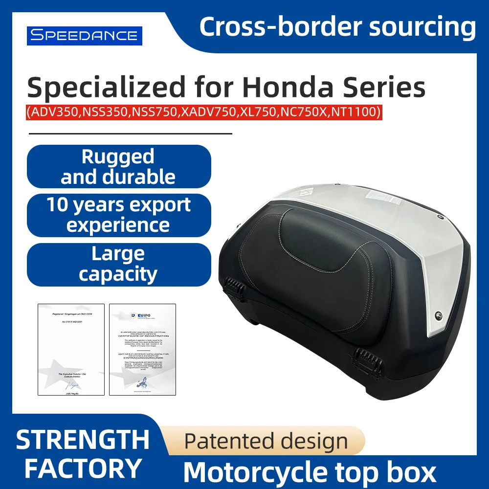 Suitable for Honda ADV350, Motorcycle Tail Box Trunk, Non-destructive Installation, Quick Release Design, Ideal for Motorcycle
Suitable for Honda ADV350, Motorcycle Tail Box Trunk, Non-destructive Installation, Quick Release Design, Ideal for Motorcycle