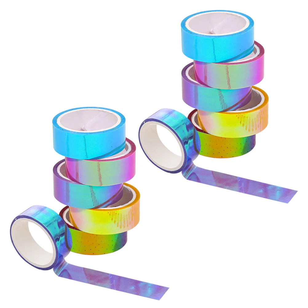 DIY Gradient Decorative Tape for Handbooks Journals Scrapbooks Travel Notes Gift Packaging PVC Waterproof Self adhesive Stickers
DIY Gradient Decorative Tape for Handbooks Journals Scrapbooks Travel Notes Gift Packaging PVC Waterproof Self adhesive Stickers