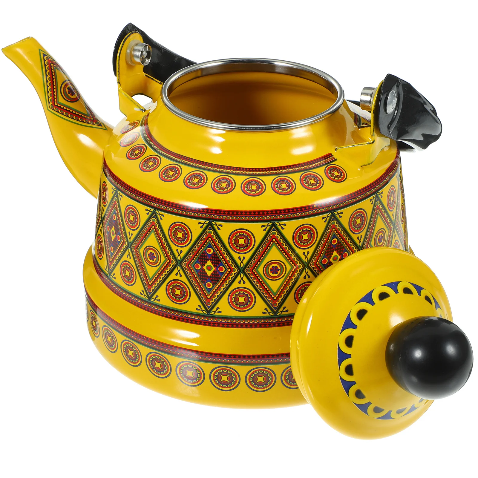 Enamel Tea Kettle Stovetop Vintage Style Water Heater Heavy Duty Handle Heatproof Bottom for Gas Induction Stoves Home Office
Enamel Tea Kettle Stovetop Vintage Style Water Heater Heavy Duty Handle Heatproof Bottom for Gas Induction Stoves Home Office