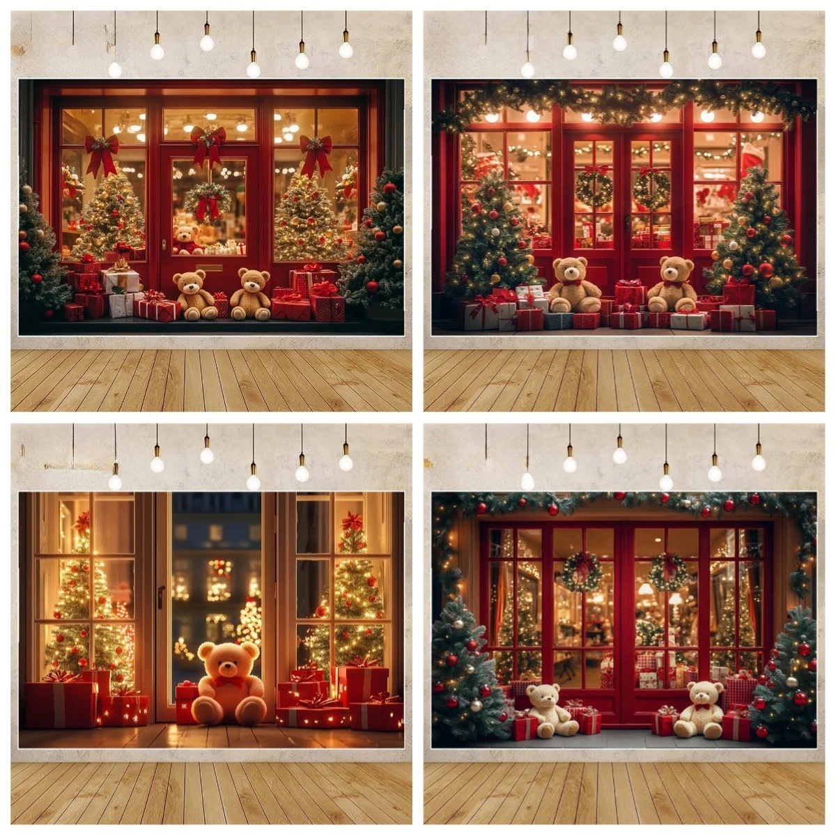 Winter Photography Background Christmas Birthday Party Warm Bear Christmas Wreath Holiday Portrait Photo Background
Winter Photography Background Christmas Birthday Party Warm Bear Christmas Wreath Holiday Portrait Photo Background