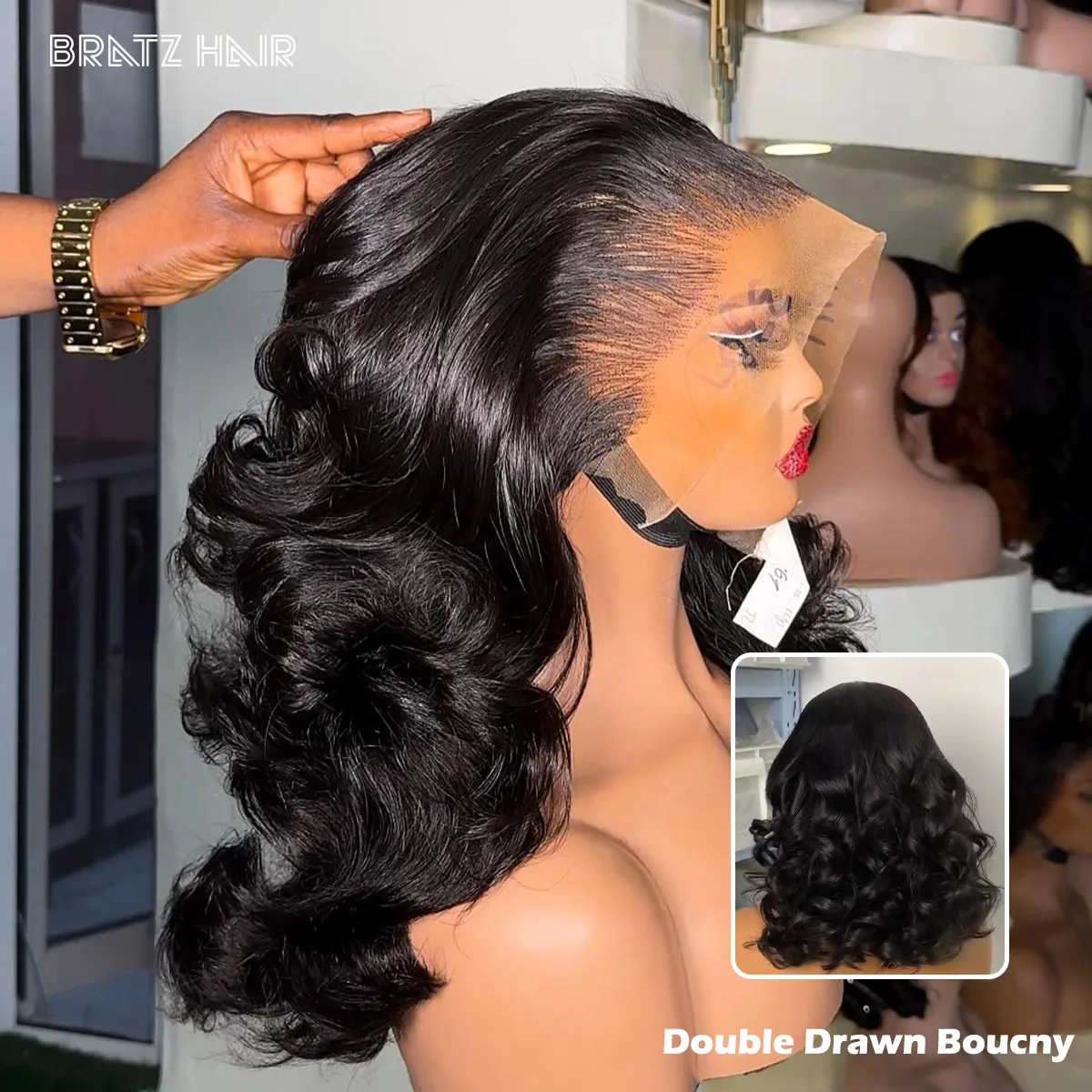 13x4 Full Frontal Bounce Curly Human Hair Wig 400 High Density Loose Bouncy 13x6 Lace Front Wigs Glueless Ready to Wear Wigs
13x4 Full Frontal Bounce Curly Human Hair Wig 400 High Density Loose Bouncy 13x6 Lace Front Wigs Glueless Ready to Wear Wigs