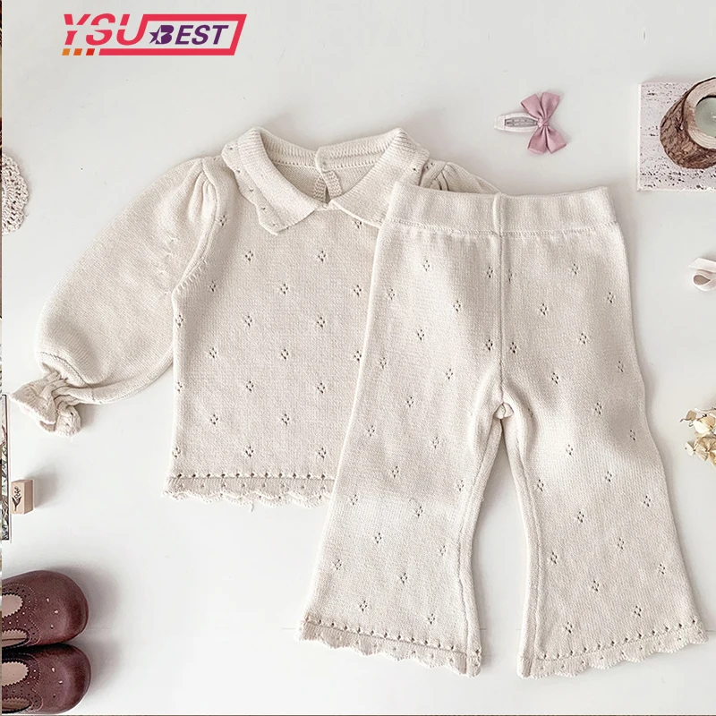 Baby Girl Knitted Clothes Set Loose Sweater Wide Bottom Pant Fashion Infant Toddler Child Clothing Suit Baby Knitted Clothes Set
Baby Girl Knitted Clothes Set Loose Sweater Wide Bottom Pant Fashion Infant Toddler Child Clothing Suit Baby Knitted Clothes Set