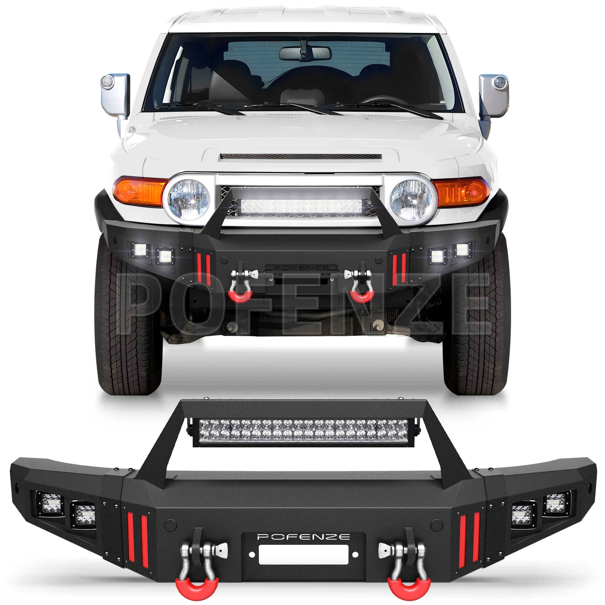 Front Bumper Compatible with 2007-2014 FJ Cruiser Textured Black Stainless Steel Pickup Bumper for Toyota FJ Cruiser
Front Bumper Compatible with 2007-2014 FJ Cruiser Textured Black Stainless Steel Pickup Bumper for Toyota FJ Cruiser