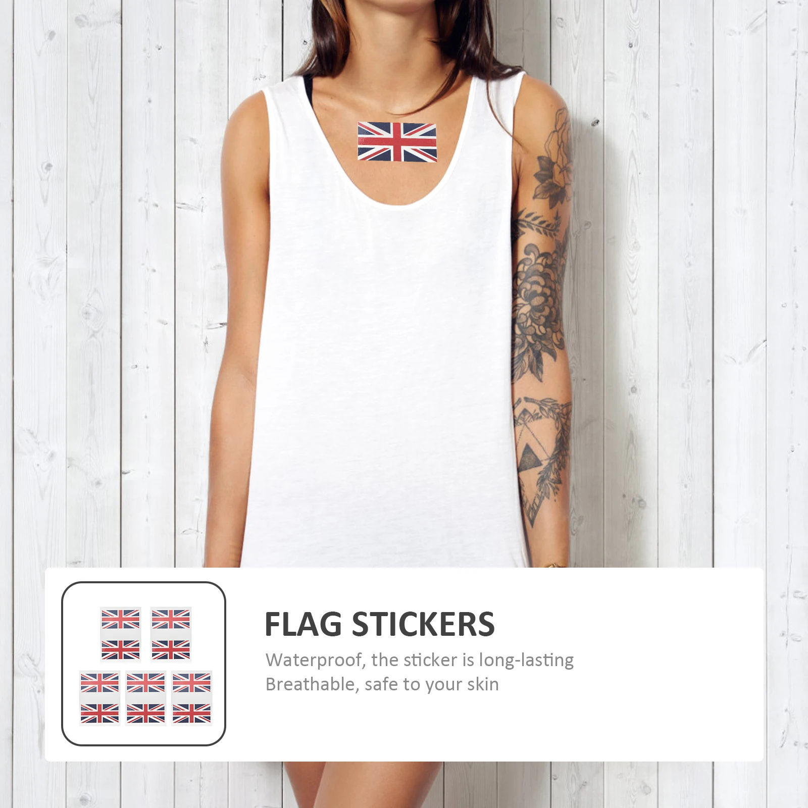 5 Sets Waterproof National Flag Face Stickers Patriotic Decorative Decals Sports Match Country Flag Pasters Skin-Safe Breathable
5 Sets Waterproof National Flag Face Stickers Patriotic Decorative Decals Sports Match Country Flag Pasters Skin-Safe Breathable