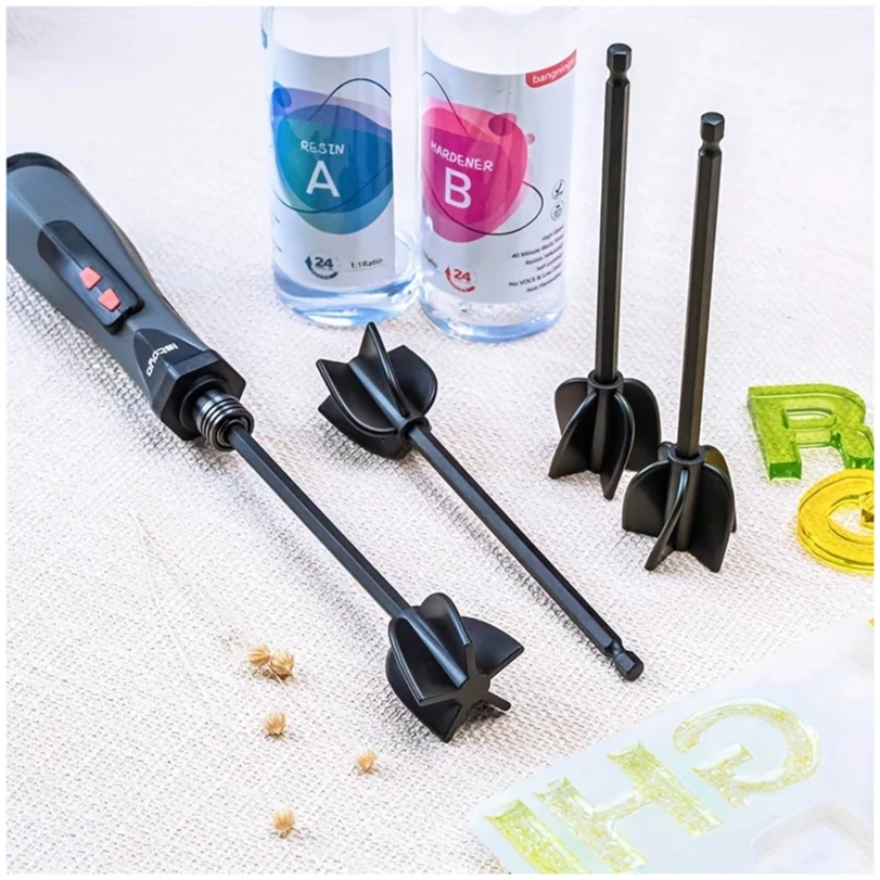 1pc Resin Mixer Paddles For Resin Drill, Epoxy Mixer Attachment For Drill, Paint Mixer/Paint Stirrer For Mixing Resin
1pc Resin Mixer Paddles For Resin Drill, Epoxy Mixer Attachment For Drill, Paint Mixer/Paint Stirrer For Mixing Resin