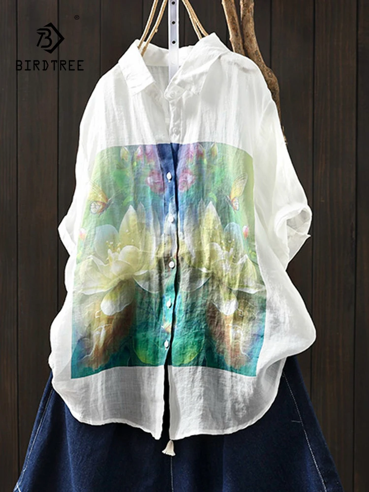 New Summer Linen Short Sleeve Shirt Lapel Printed Tops Girl Loose Gentle Literature Commute Casual Blouse 2024 Autumn T46352QC
New Summer Linen Short Sleeve Shirt Lapel Printed Tops Girl Loose Gentle Literature Commute Casual Blouse 2024 Autumn T46352QC