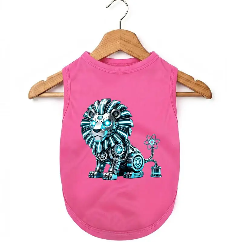 Cyber Lion Dog Vest - Summer Cool Pet Tank Top, Robot Design, Small Breeds
Cyber Lion Dog Vest - Summer Cool Pet Tank Top, Robot Design, Small Breeds
