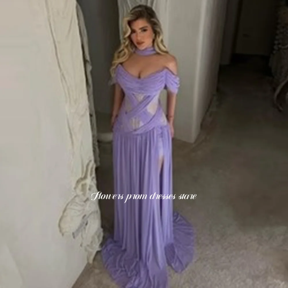 Flowers A Line Party Dress with Lace Chiffon Evening Dress Off Shoulder Formal Occasion Dress Women Robe De Soirée Customized
Flowers A Line Party Dress with Lace Chiffon Evening Dress Off Shoulder Formal Occasion Dress Women Robe De Soirée Customized