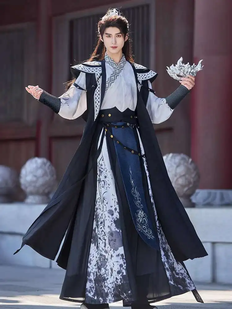 Новый карнавальный костюм на Хэллоуин, косплей Hanfu Chivalrous Expert, древний костюм, красивая внутренняя одежда в китайском стиле, пальто, юбка
Новый карнавальный костюм на Хэллоуин, косплей Hanfu Chivalrous Expert, древний костюм, красивая внутренняя одежда в китайском стиле, пальто, юбка