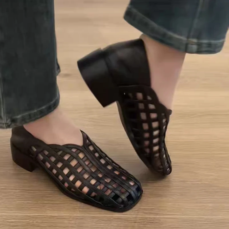 Square Toe Women Shoes Chunky Sandals Loafers High Heels Summer 2025 New Mary Janes Shoes Pumps Hollow Casual Zapatos De Mujer
Square Toe Women Shoes Chunky Sandals Loafers High Heels Summer 2025 New Mary Janes Shoes Pumps Hollow Casual Zapatos De Mujer