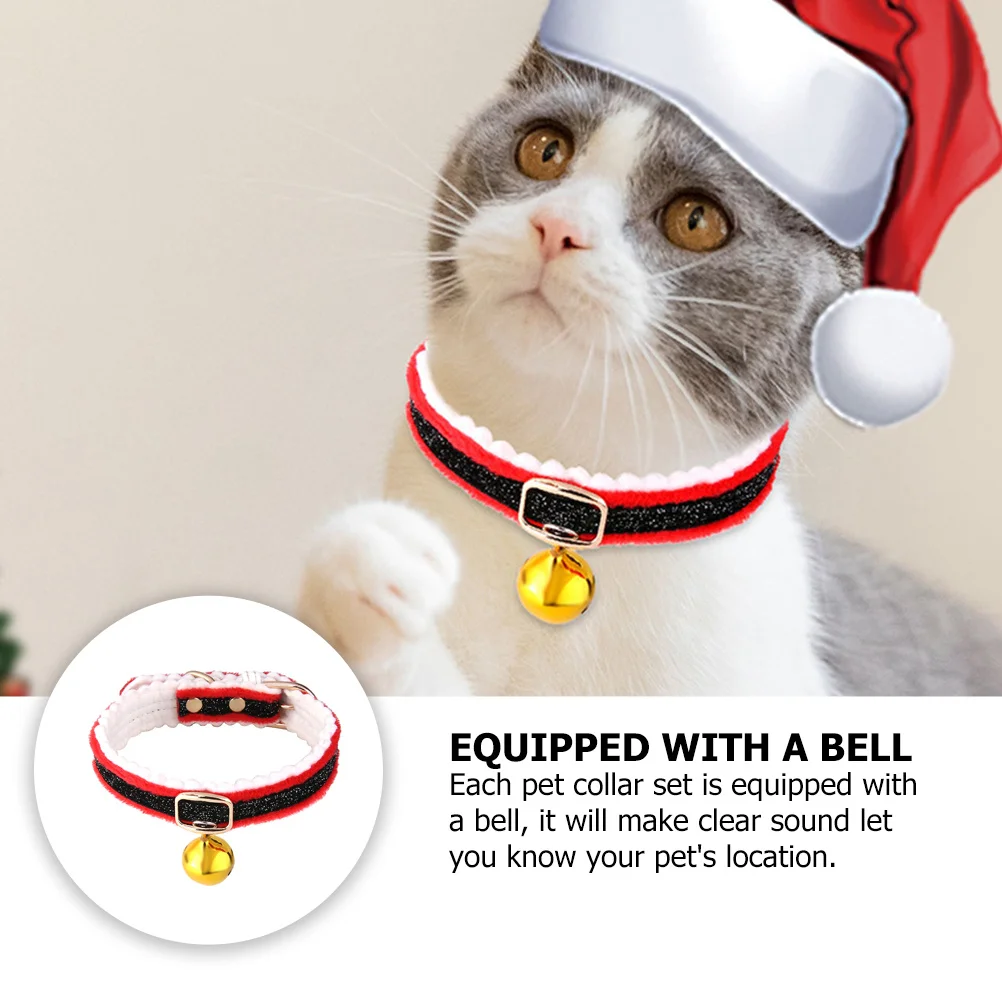 Cat Bell Cat Decorative Necklace Collar Decorative Accessories Pet Collar Pet Supplies Xmas Decor
Cat Bell Cat Decorative Necklace Collar Decorative Accessories Pet Collar Pet Supplies Xmas Decor