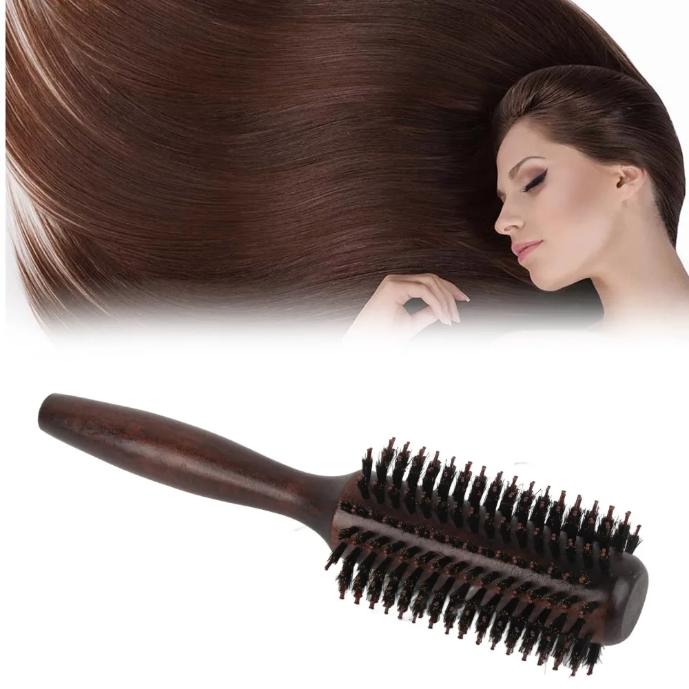 Hair Care Solid Wood Round Comb Wooden Handle Heat Resistant Hairdressing Comb Round Brush Anti Static Styling Tool Women Use
Hair Care Solid Wood Round Comb Wooden Handle Heat Resistant Hairdressing Comb Round Brush Anti Static Styling Tool Women Use