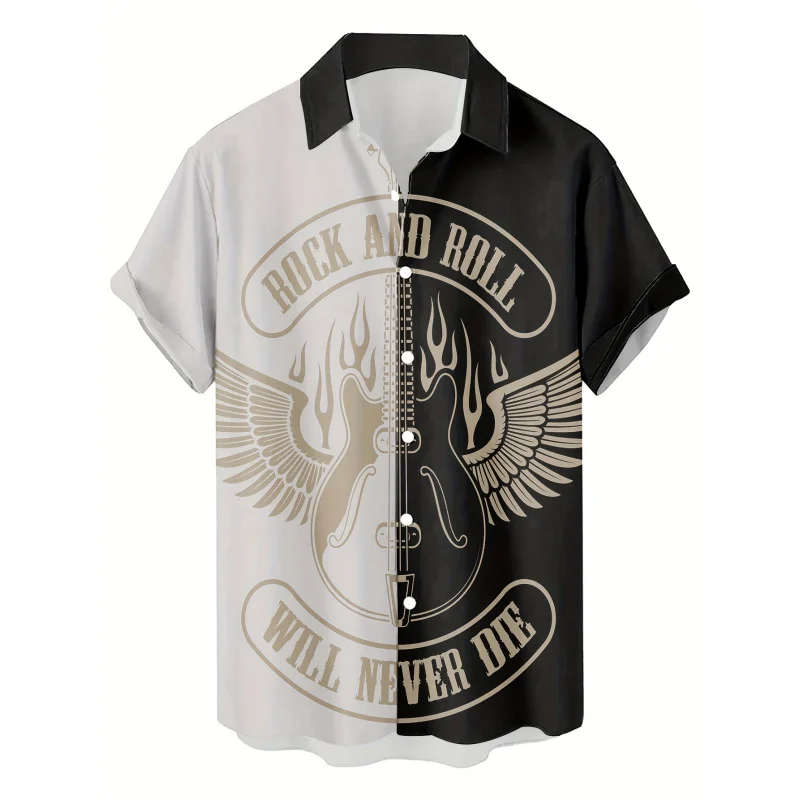 Rock Guitar Vintage Pattern 3D Print Men's Casual Shirt Personality Hip Hop Street Hawaiian Shirt
Rock Guitar Vintage Pattern 3D Print Men's Casual Shirt Personality Hip Hop Street Hawaiian Shirt
