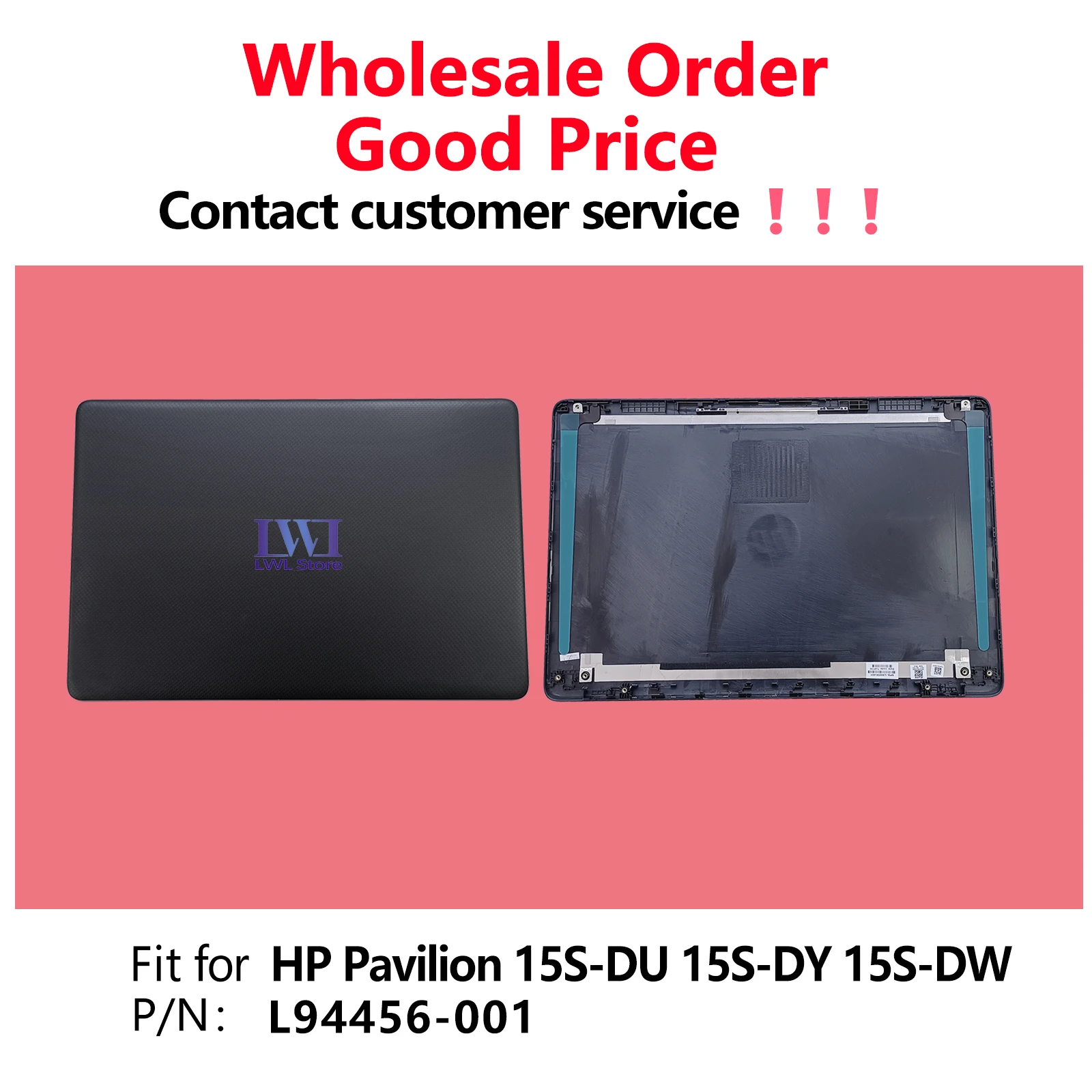 LWL New Rear Case For HP 15-DW 15T-DW 15Z-GW 15S-DU 15.6" LCD Back Cover Lid Black L94456-001
LWL New Rear Case For HP 15-DW 15T-DW 15Z-GW 15S-DU 15.6" LCD Back Cover Lid Black L94456-001