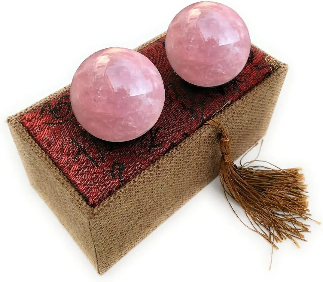 Pink Crystal Baoding Balls for Hand Therapy, Stress Relief, and Finger & Wrist Exercise with Carry Pouch
Pink Crystal Baoding Balls for Hand Therapy, Stress Relief, and Finger & Wrist Exercise with Carry Pouch