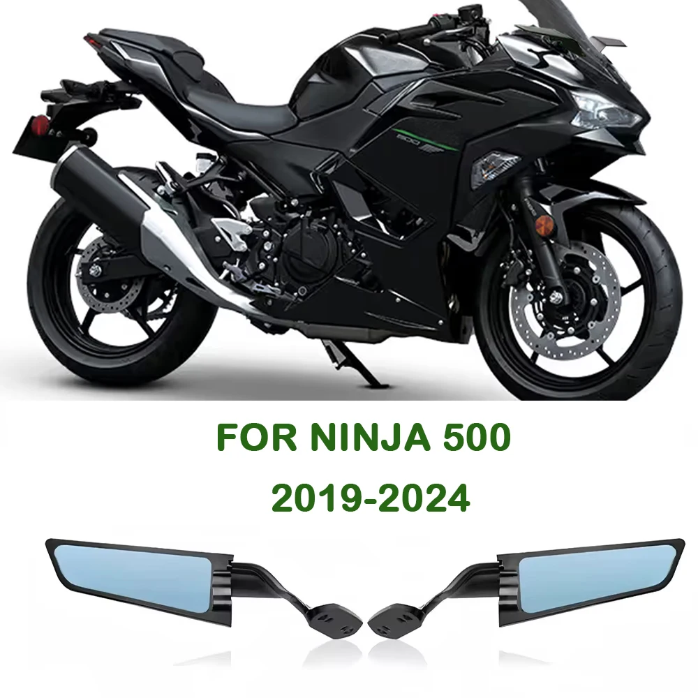 Для ninja 500 2019-2024 аксессуары для мотоциклов, зеркала Stealth Wing, спортивное зеркало с крылышками, регулируемое зеркало Ninja 500
Для ninja 500 2019-2024 аксессуары для мотоциклов, зеркала Stealth Wing, спортивное зеркало с крылышками, регулируемое зеркало Ninja 500
