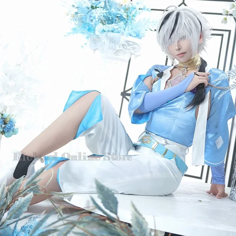 EE01 Blade Cosplay Anime Game Now: Carnival Cosplay Costume Wig Top Pants Sexy Mens Suit Halloween Fancy Uniforms Roleplay O&0Ww
EE01 Blade Cosplay Anime Game Now: Carnival Cosplay Costume Wig Top Pants Sexy Mens Suit Halloween Fancy Uniforms Roleplay O&0Ww
