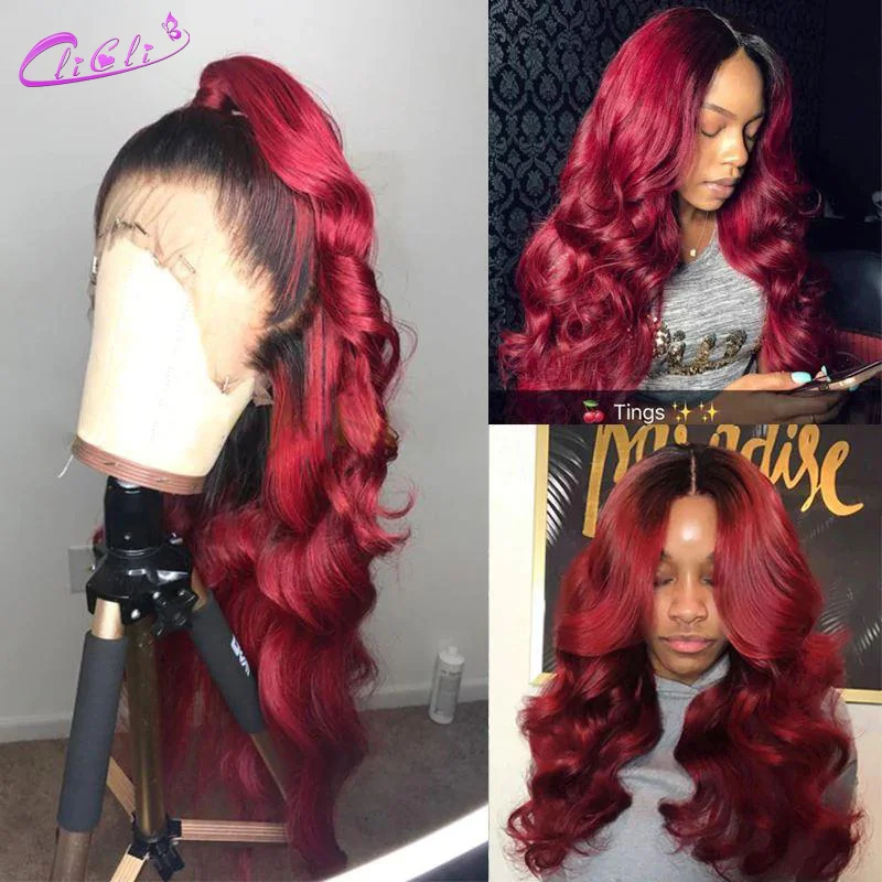 1B 99J/Burgundy Lace Front Wig Human Hair HD Lace Frontal Body Wave Lace Front Wig Pre Plucked Red Colored Ombre Human Hair Wigs
1B 99J/Burgundy Lace Front Wig Human Hair HD Lace Frontal Body Wave Lace Front Wig Pre Plucked Red Colored Ombre Human Hair Wigs