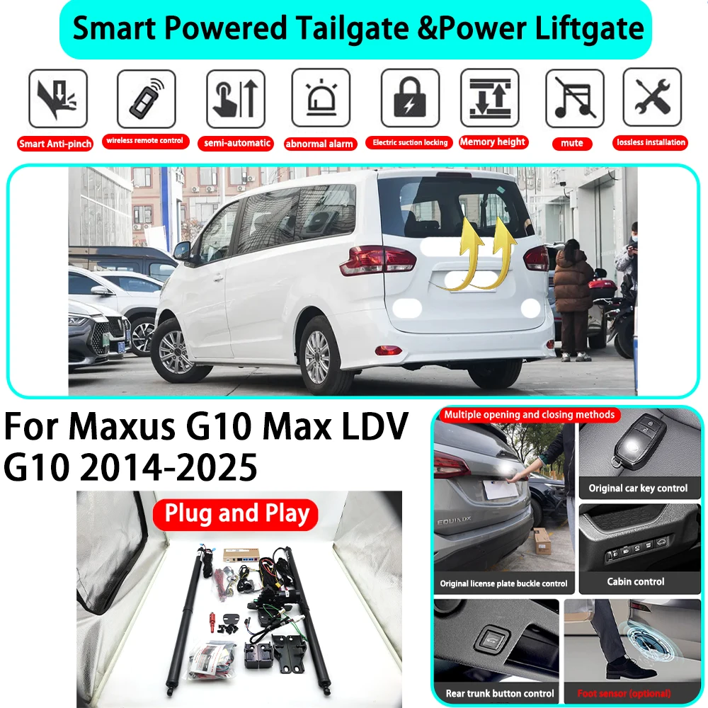 for Maxus G10 Max LDV G10 2014-2025 OEM Smart Automatic Powered Tailgate Electric Power Tailgate Lift Kit Key Close
for Maxus G10 Max LDV G10 2014-2025 OEM Smart Automatic Powered Tailgate Electric Power Tailgate Lift Kit Key Close