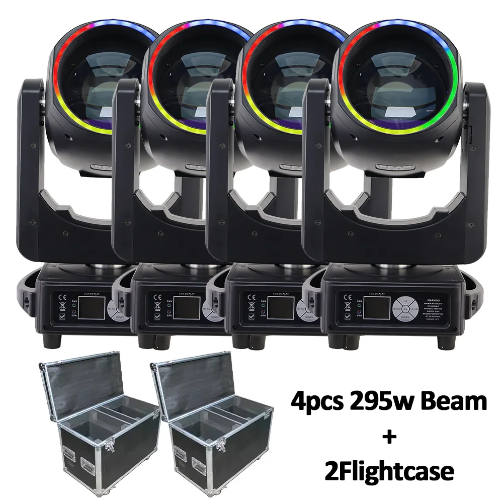 4pcs 295W 14r Beam Spot Moving Head Light Rainbow Effect For Wedding Party Dj Disco Club Indoor Stage Lighting Decoration Lights
4pcs 295W 14r Beam Spot Moving Head Light Rainbow Effect For Wedding Party Dj Disco Club Indoor Stage Lighting Decoration Lights
