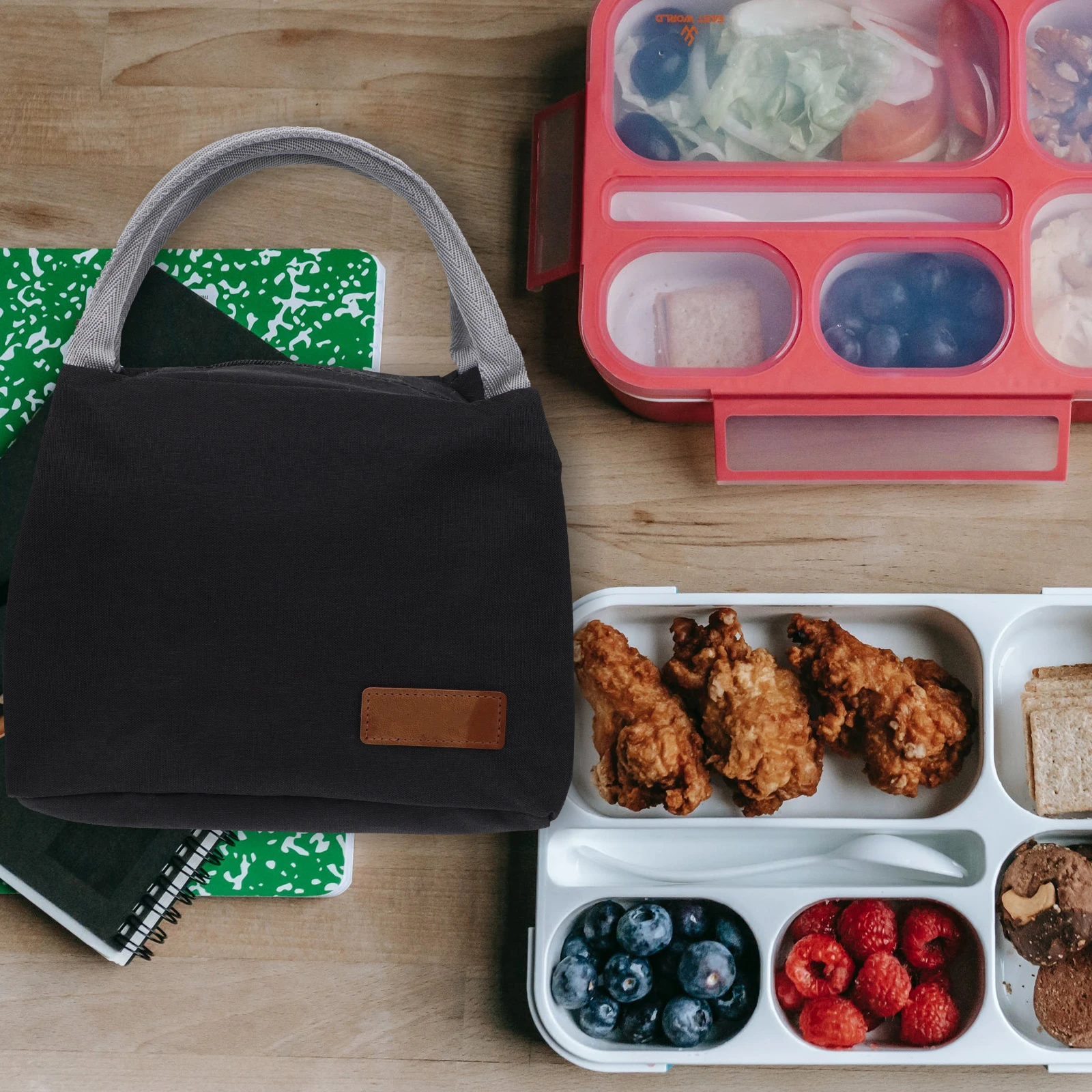 Portable Insulated Lunch Bag Thermal Cooler Black Aluminum Foil Lightweight Multipurpose Fruit Storage Reusable Keep
Portable Insulated Lunch Bag Thermal Cooler Black Aluminum Foil Lightweight Multipurpose Fruit Storage Reusable Keep