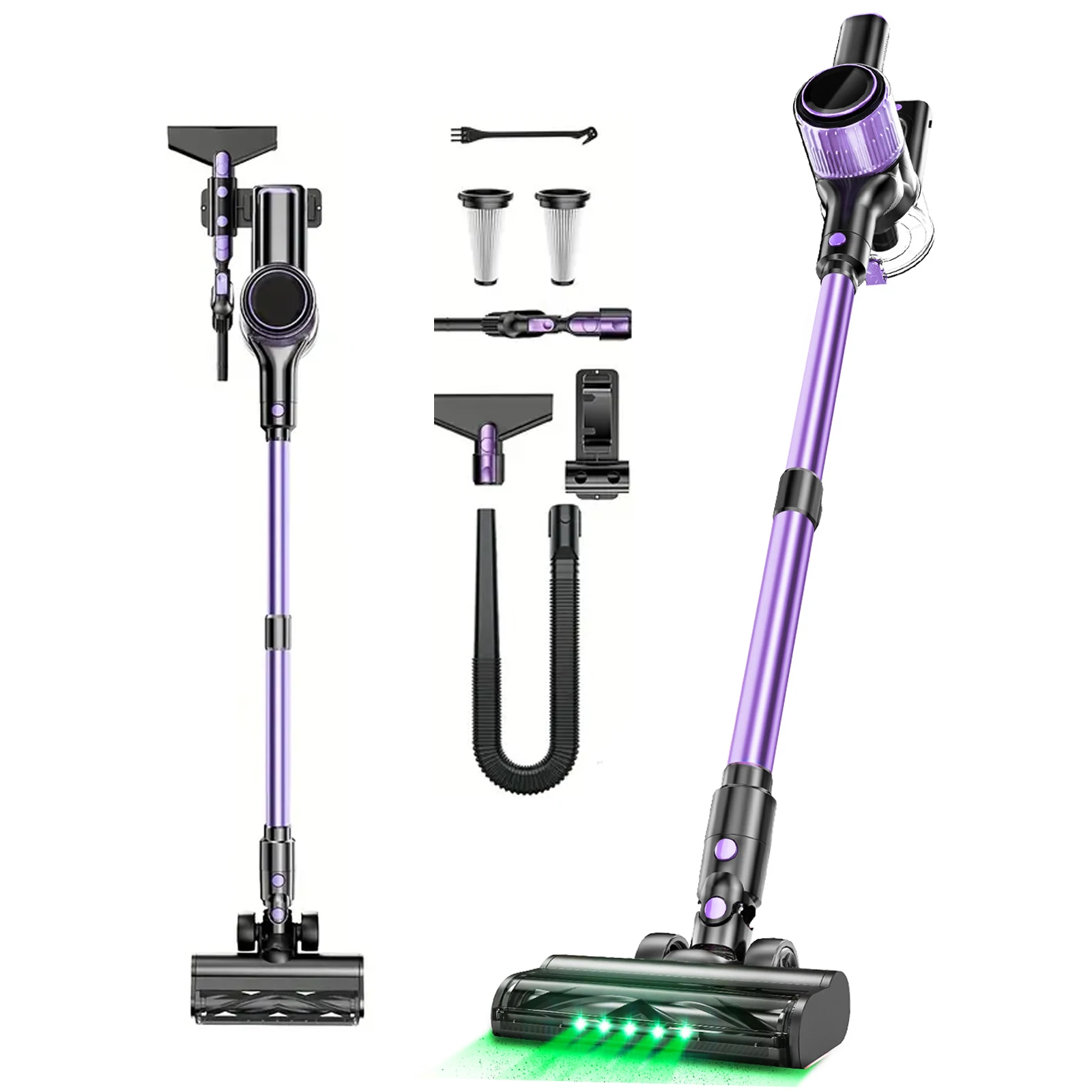 Lightweight Cordless Stick Vacuum Cleaner LED Display Anti-Tangle Brush Dryer Battery-Powered Deep Cleaning for Hotel Garage
Lightweight Cordless Stick Vacuum Cleaner LED Display Anti-Tangle Brush Dryer Battery-Powered Deep Cleaning for Hotel Garage
